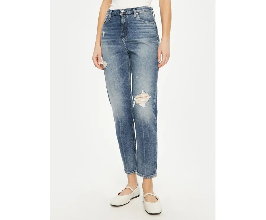 obrazek 1 Calvin Klein Jeans Jeansy J20J224513 Niebieski Mom Fit