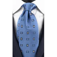 Picture Light blue tie, hand-sewn in Italy from silk