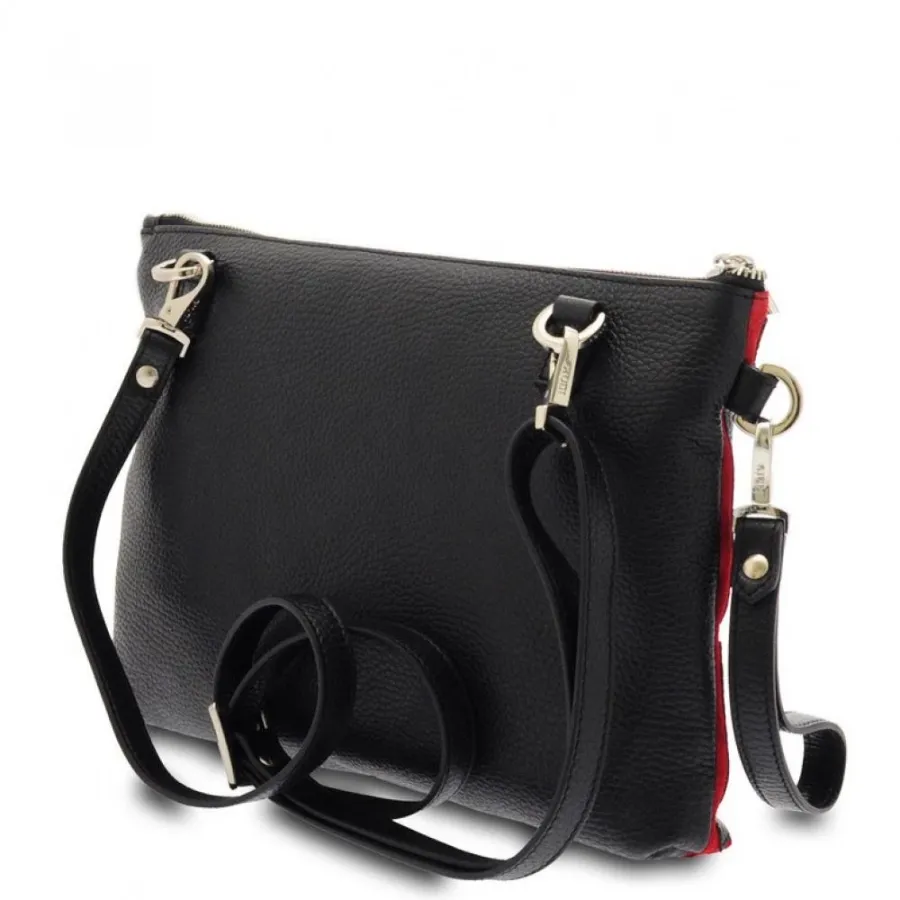 obrazek 4 Designerska skórzana torebka z motywem róży - Giudi