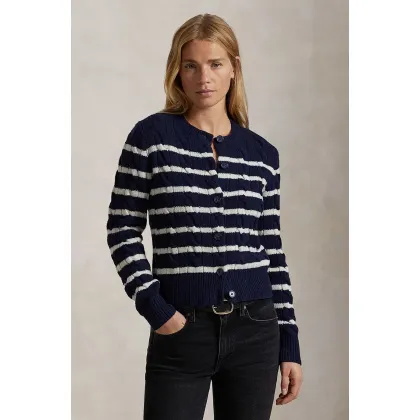 Zdjęcie Polo Ralph Lauren kardigan wełniany kolor beżowy ciepły 211947909