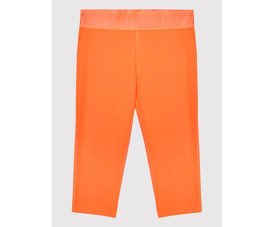 obrazek 1 Guess Szorty rowerowe J2GB10 MC049 Pomarańczowy Slim Fit