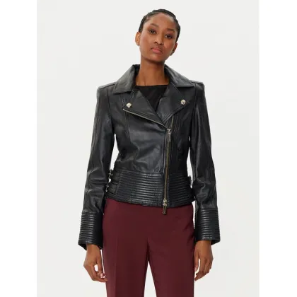 Zdjęcie Marciano Guess Kurtka skórzana 5RGL11 7167Z Czarny Regular Fit