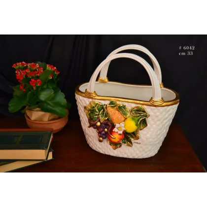 Picture A unique decorative ceramic bag from an Italian brand