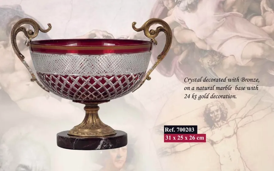 picture 1 Desk Adornment Lake Palace with Crystal Bowl