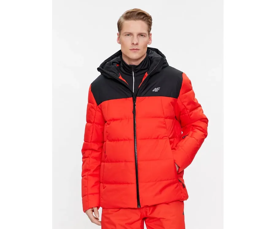 obrazek 1 4F Kurtka narciarska 4FAW23TTJAM307 Czerwony Regular Fit