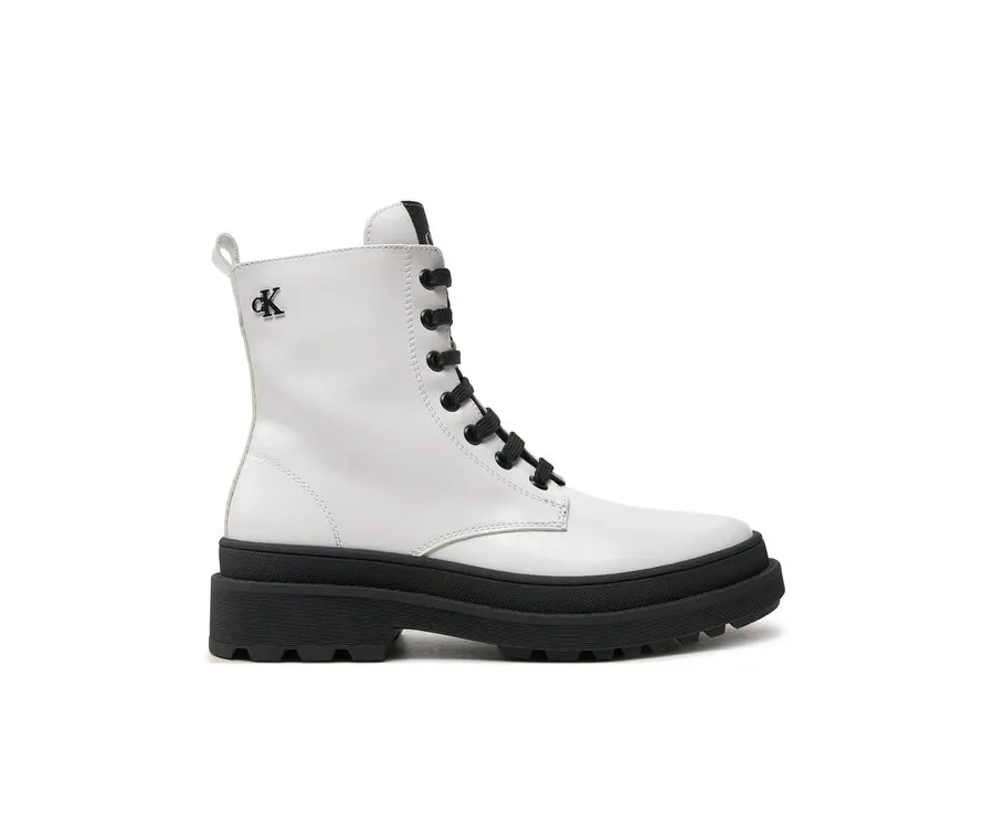 obrazek 1 Calvin Klein Jeans Trapery Lace-Up Bootie V4A5-81031-1453 S Biały