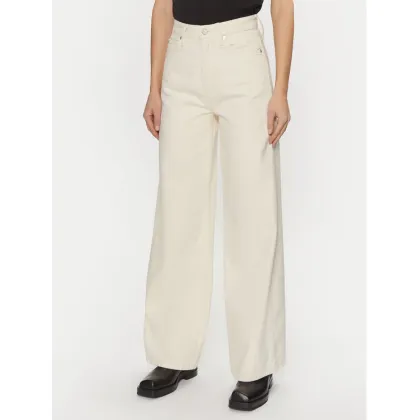 Zdjęcie Calvin Klein Jeansy K20K208018 Écru Wide Leg