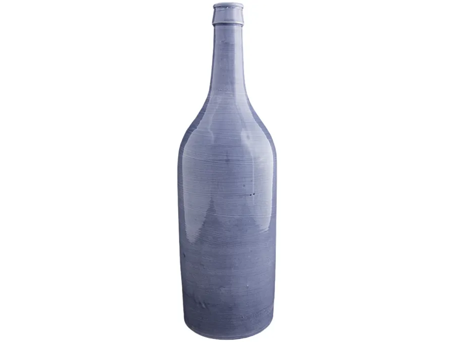 obrazek 1 Urokliwa butelka niebieska wykonana z ceramiki 40 cm - Virginia Casa