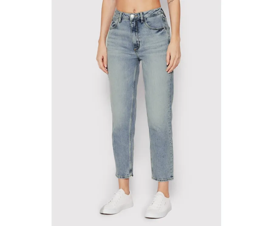 obrazek 1 Guess Jeansy W2YA21 D4NH6 Niebieski Mom Fit