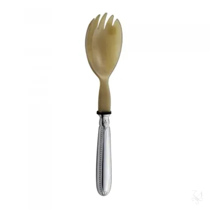 Zdjęcie Zdobiony srebrny widelec do serwowania sałatek - Zaramella Argenti