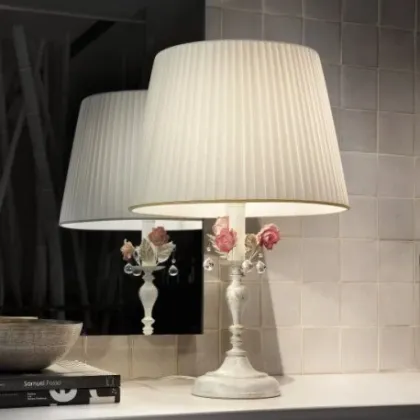 Picture Exclusive night lamp with a floral motif