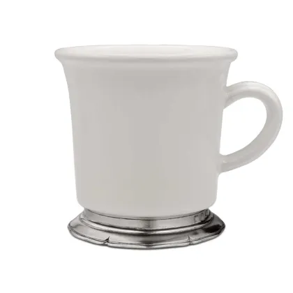 Zdjęcie Wyjątkowy kubek ceramiczny z pewterową podstawą
