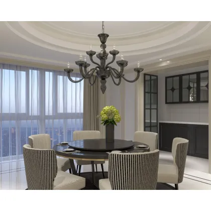 Zdjęcie Ogromny zjawiskowy żyrandol ze szkła murano - prosto z Włoch