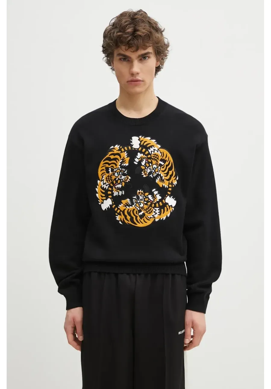 obrazek 1 Kenzo sweter wełniany x Verdy kolor czarny FF58PU7133CR.99J