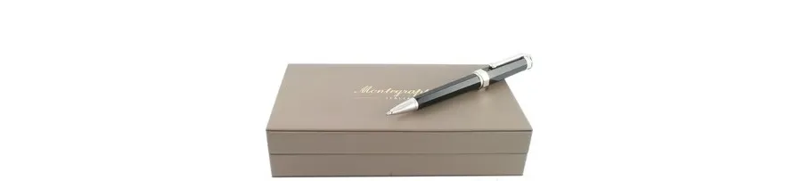 obrazek 3 Rose Gold Plated Blue Piccola Ballpoint Pen Montegrappa