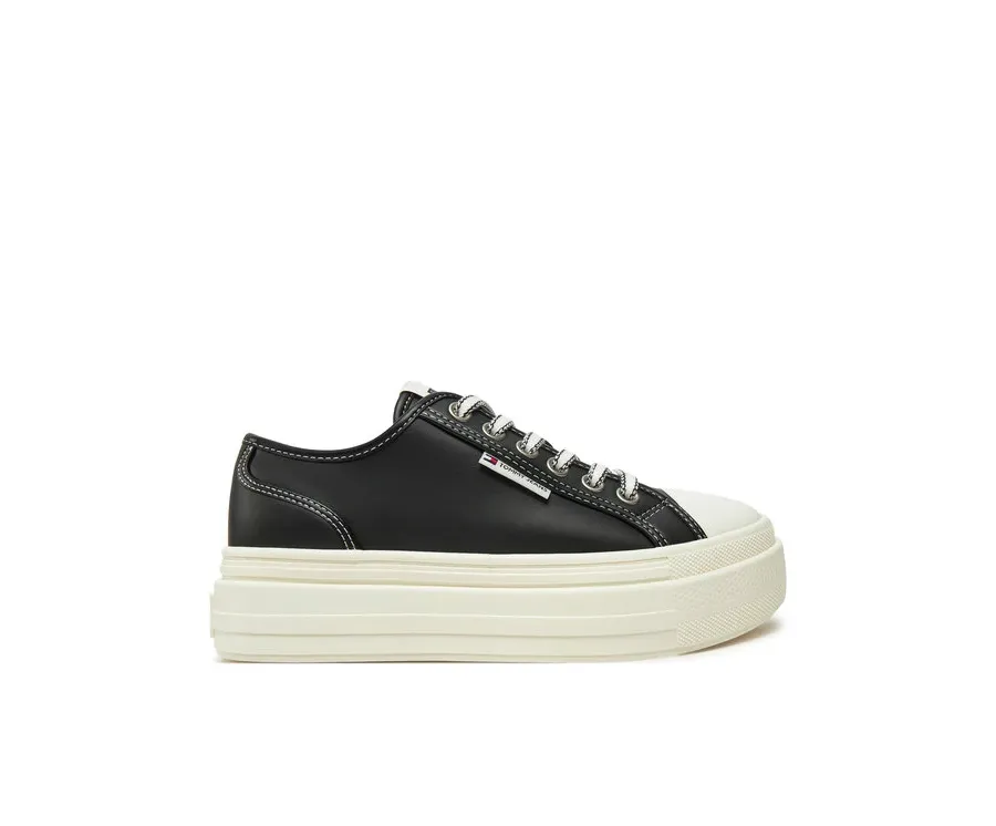 obrazek 1 Tommy Jeans Trampki Foxing EN0EN02714 Czarny