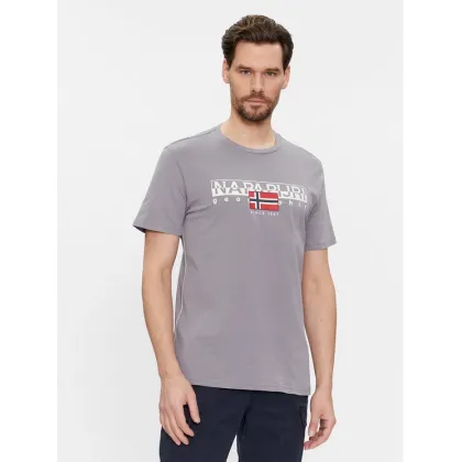 Zdjęcie Napapijri T-Shirt S-Aylmer NP0A4HTO Szary Regular Fit