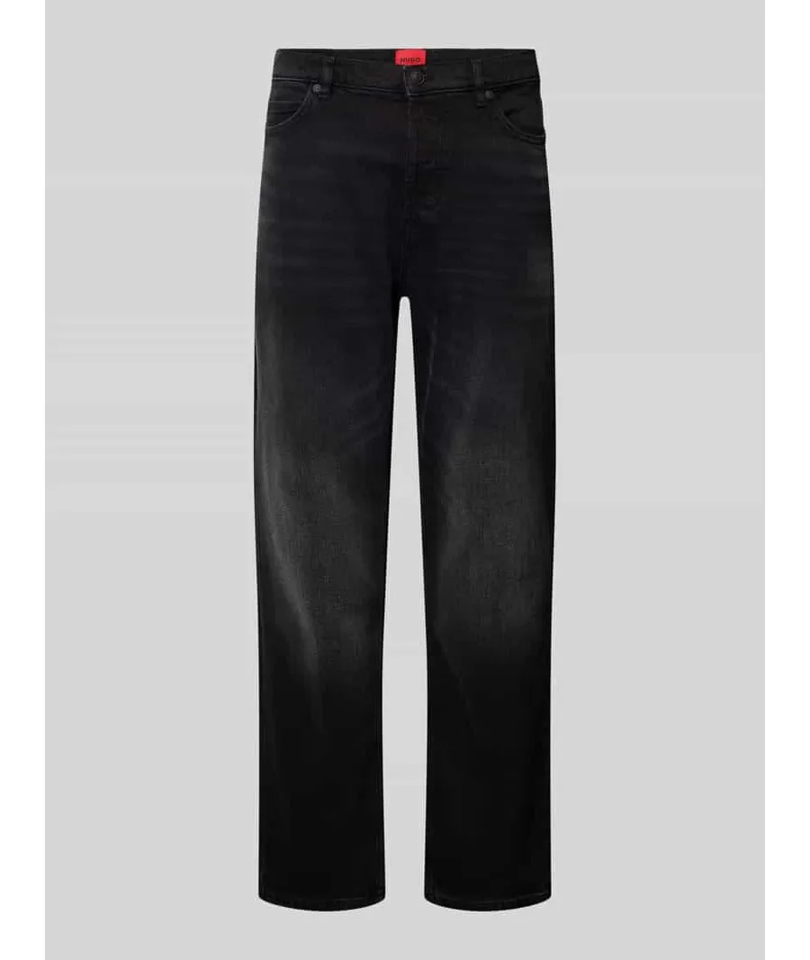 obrazek 1 Jeansy o kroju tapered fit z 5 kieszeniami