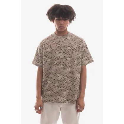 Zdjęcie STAMPD t-shirt bawełniany Camo Leopard kolor brązowy wzorzysty SLA.M3129TE-CLP