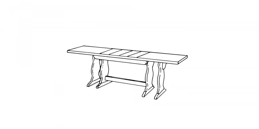 obrazek 2 Klasyczny, elegancki stół rozsuwany 160-340cm z Włoch - Zanini