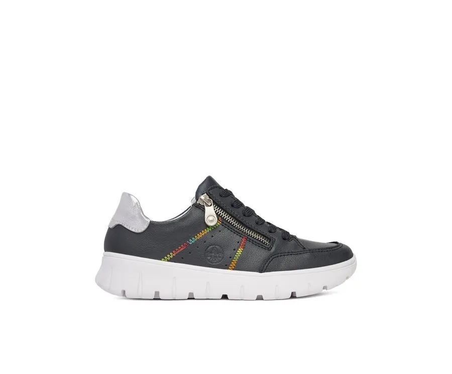 obrazek 1 Rieker Sneakersy N1313-14 Granatowy
