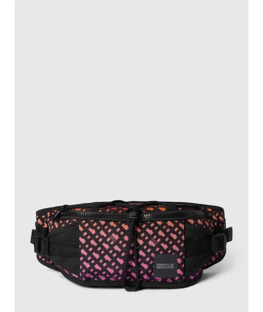 obrazek 1 Saszetka nerka z logo na całej powierzchni model ‘Bumbag’ — BOSS x Khaby 2.0
