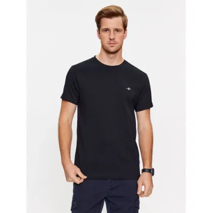 Zdjęcie Gant T-Shirt Shield 2003185 Czarny Slim Fit