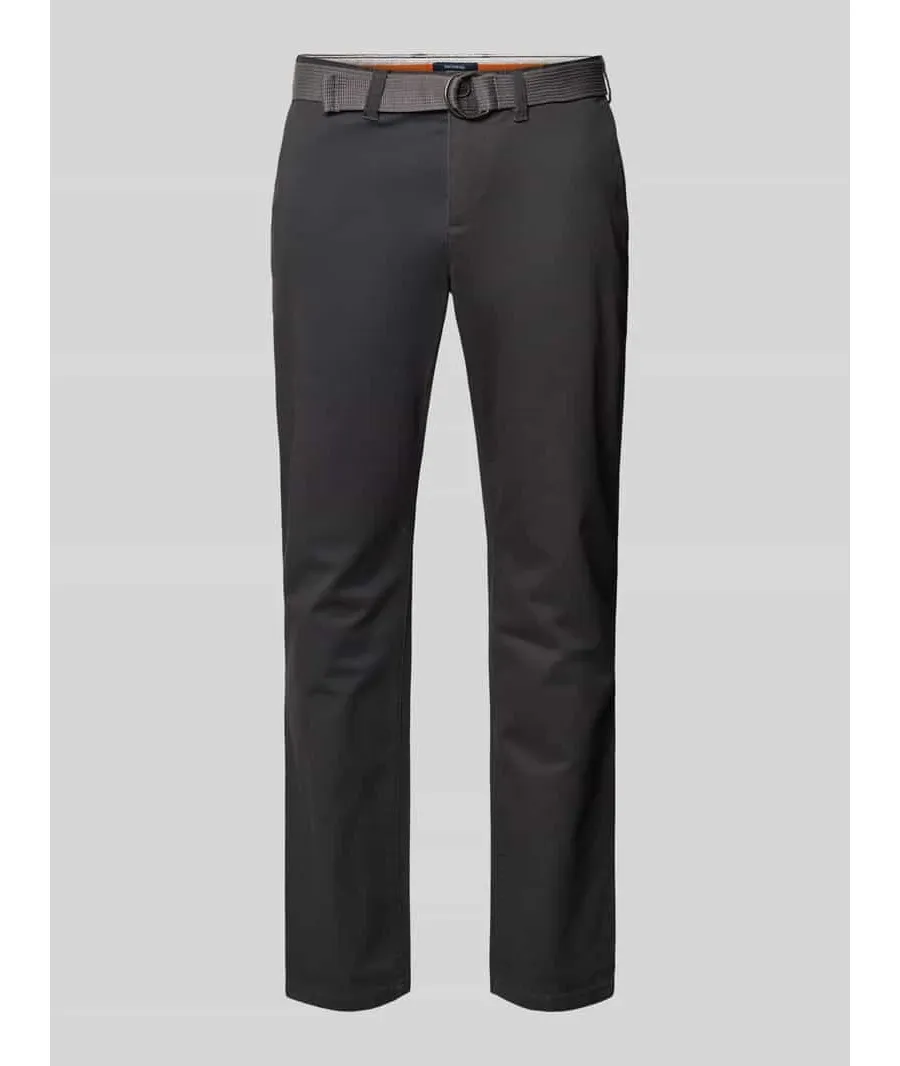 obrazek 1 Chinosy o kroju slim fit z paskiem