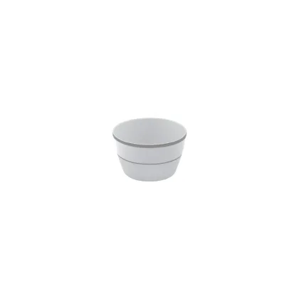 Zdjęcie Stylowa porcelanowa miseczka z kolekcji Ethereal White - Porcel