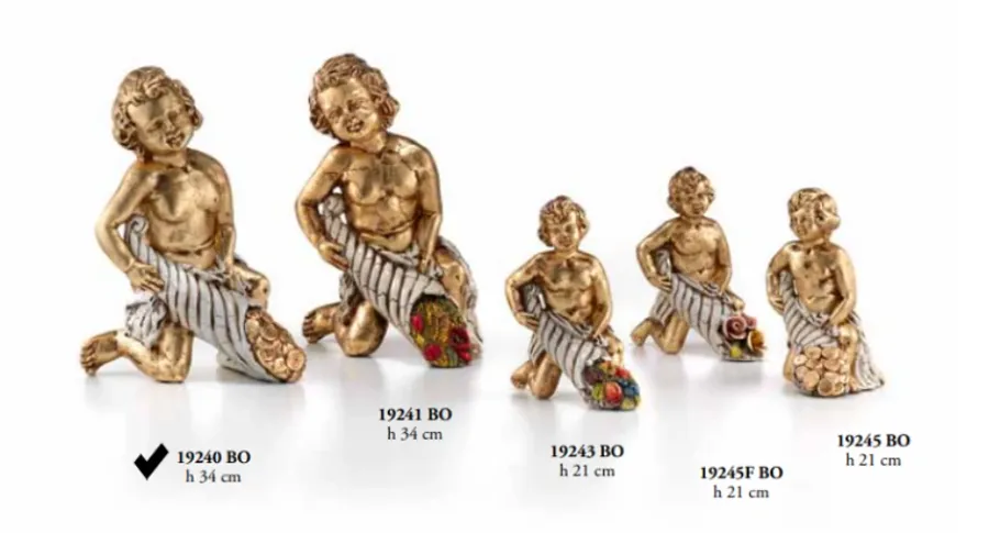 obrazek 1 Średni klasyczny aniołek i róg obfitości z monetami - Valle d'oro Patchi