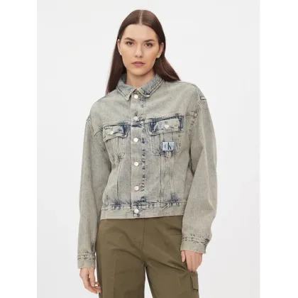 Zdjęcie Calvin Klein Jeans Kurtka jeansowa J20J222501 Niebieski Boxy Fit