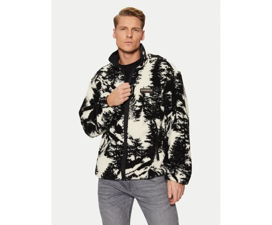 obrazek 1 Napapijri Polar T-Argient NP0A4HZJ Czarny Regular Fit