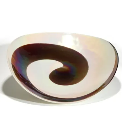 Zdjęcie Designerski talerz ze szkła murano
