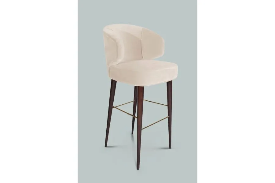 picture 5 Exclusive upholstered bar stool - Ottiu