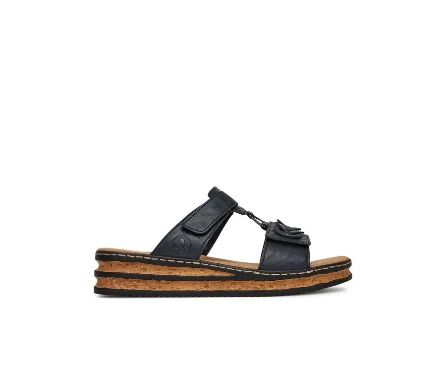 obrazek 1 Rieker Klapki 62936-14 Granatowy