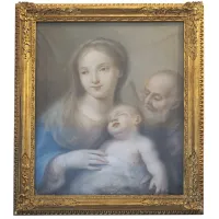 Zdjęcie Antyczny obraz Madonna z Dzieciątkiem z XVIII wieku