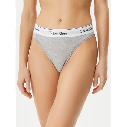 Zdjęcie Calvin Klein Underwear Figi klasyczne z wysokim stanem LV00QF8319 Szary