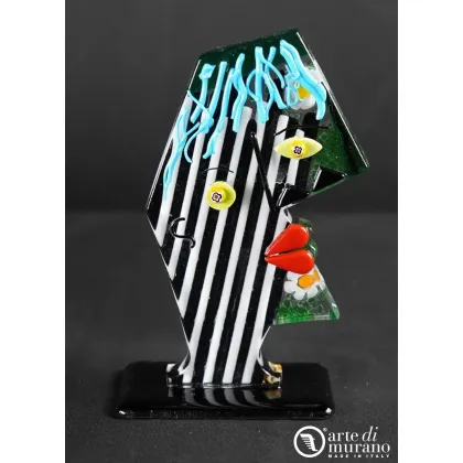 Zdjęcie Abstrakcyjny Pop Art Picasso w szkle Murano