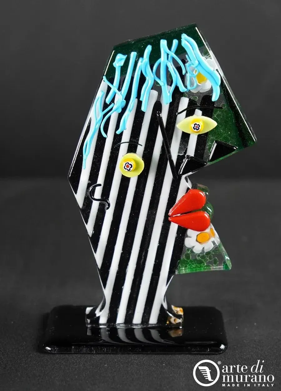obrazek 1 Abstrakcyjny Pop Art Picasso w szkle Murano