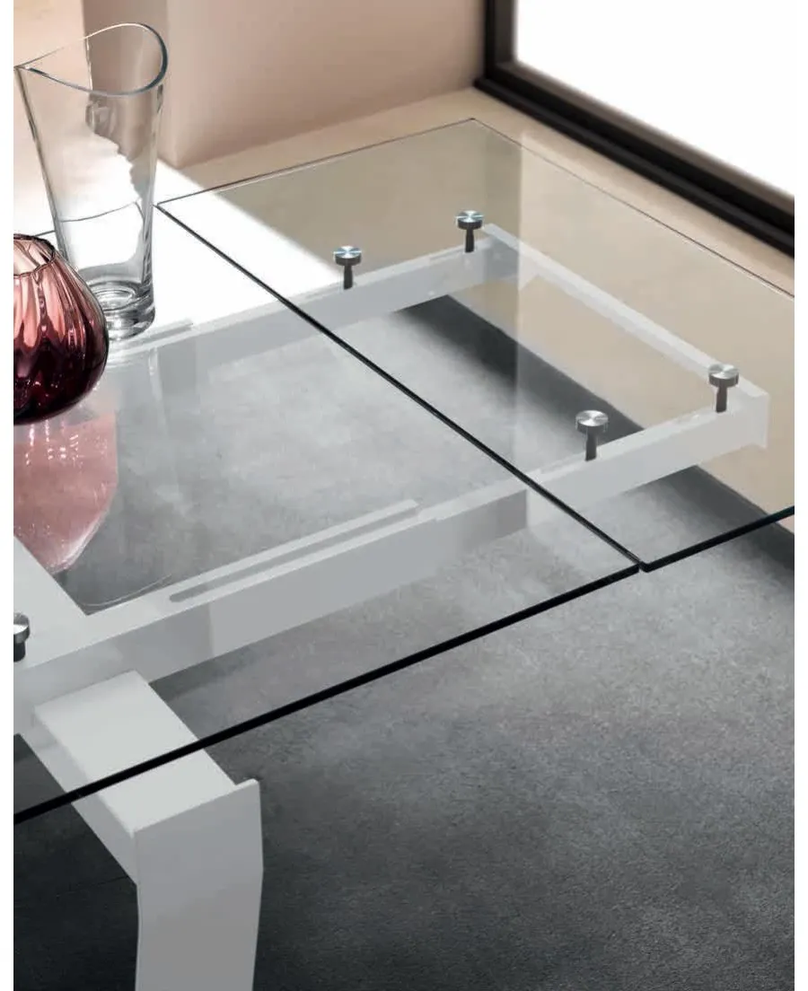 obrazek 4 Elegancki rozkładany stół w stylu nowoczesnym L. 140+40+40 P. 90 H. 75 cm – Zamagna Italia