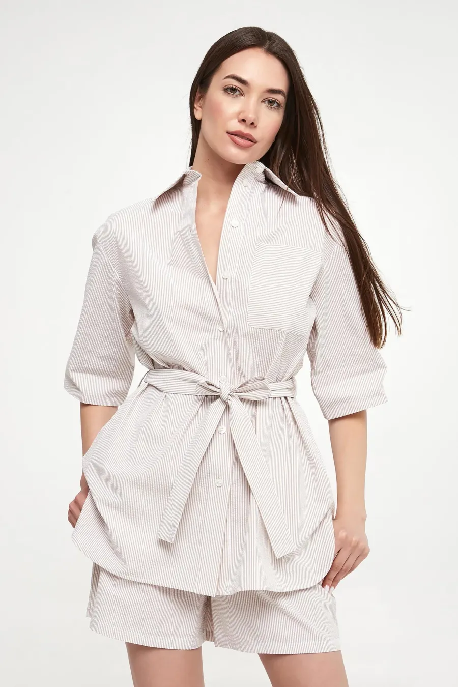 obrazek 1 Koszula damska w paski Texas MAX MARA LEISURE Max Mara Leisure