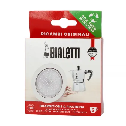 Zdjęcie Bialetti - Uszczelka + sitko do kawiarek Bialetti Moka Induction 2tz BIALETTI