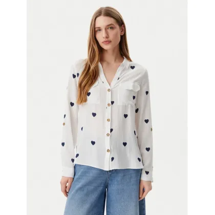 Zdjęcie Vero Moda Koszula Bumpy 10275283 Biały Regular Fit