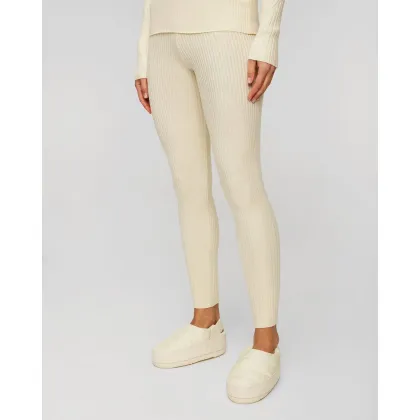 Zdjęcie Zielone Leginsy Damskie Varley Mocado Rib Knit Legging