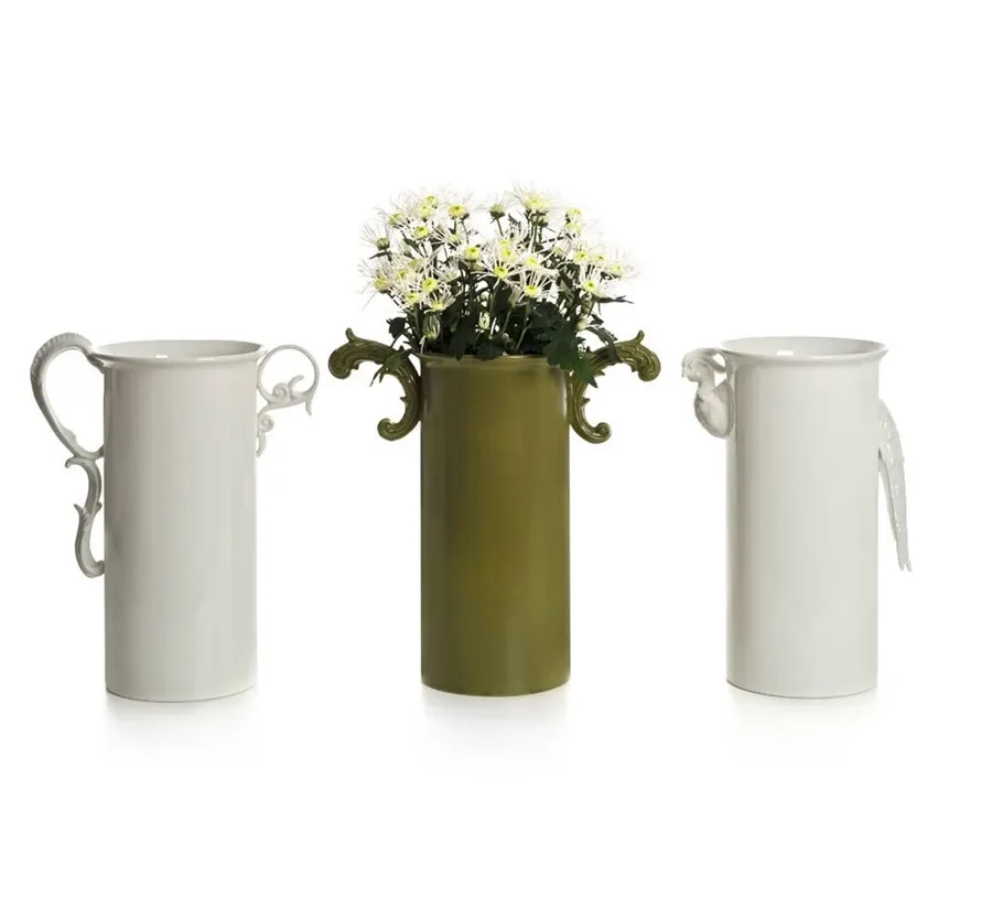 obrazek 4 Nowoczesny duży wazon ceramiczny z kogutem