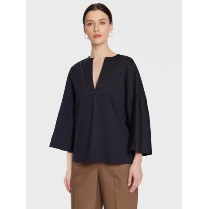 Zdjęcie Fabiana Filippi Bluzka JED273W136 Granatowy Relaxed Fit