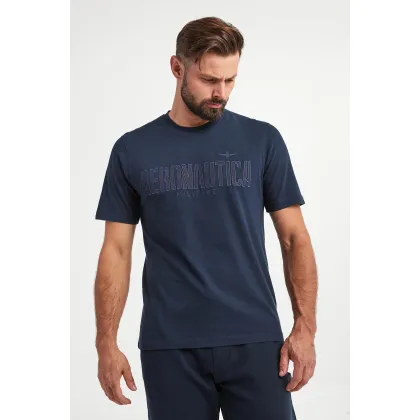 Zdjęcie T-shirt męski z logo AERONAUTICA MILITARE Aeronautica Militare