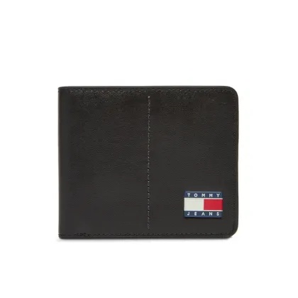 Zdjęcie Tommy Jeans Duży Portfel Męski Tjm Heritage Leather Cc Wallet AM0AM13409 Czarny