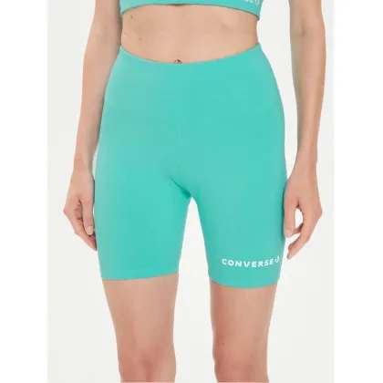 Zdjęcie Converse Szorty sportowe W Wordmark Bike Short 10024539-A12 Niebieski Skinny Fit