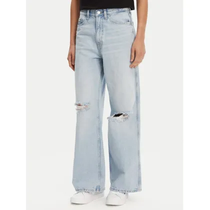 Zdjęcie Tommy Jeans Jeansy Claire DW0DW21281 Niebieski Wide Leg
